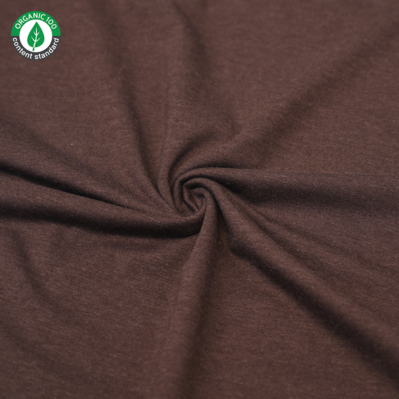 Organické bambusové/bavlnené roztiahnutie Jersey Loungewear Tkanina